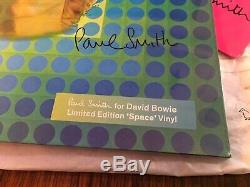 DAVID BOWIE PAUL SMITH SPACE 12 Space Oddity Vinyl Record Signed By Paul Smith