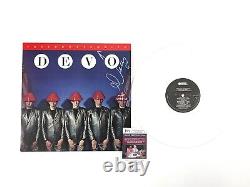 DEVO Signed Rocktober White Color Vinyl Record Gerald Casale Freedom of Choice