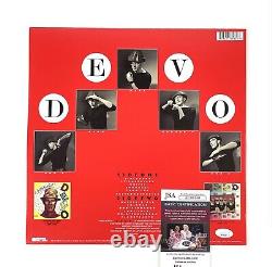 DEVO Signed Rocktober White Color Vinyl Record Gerald Casale Freedom of Choice