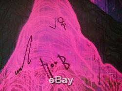 DINOSAUR JR Give A Glimpse Of What Yer Not CLEAR Vinyl blue7 SIGNED Band Poster