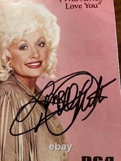 DOLLY PARTON Autographed Hand Signed I Will Always Love You 45 RPM RECORD