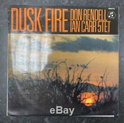 DON RENDELL IAN CARR 5TET DUSK FIRE vinyl LP SX 6064 Lansdowne Signed