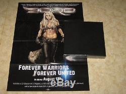 DORO- Forever Warriors MAILORDER BOX Ltd 500 SILVER Vinyl LP SIGNED SEALED PROMO
