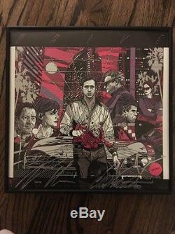 DRIVE Mondo Vinyl LP Record TYLER STOUT Rare Signed Refn Martinez Gosling Kurtz