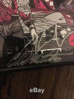 DRIVE Mondo Vinyl LP Record TYLER STOUT Rare Signed Refn Martinez Gosling Kurtz