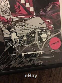 DRIVE Mondo Vinyl LP Record TYLER STOUT Rare Signed Refn Martinez Gosling Kurtz