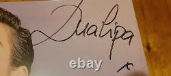 DUA LIPA SIGNED AUTO MINT SEALED vinyl LP record withRECEIPT