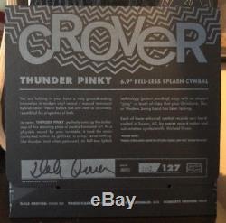 Dale Crover Thunder Pinky Cymbal Cut Record Vinyl Signed The Melvins