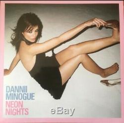 Dannii Minogue Neon Nights Blue & Pink Coloured Vinyl Lp +signed Poster