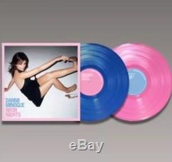 Dannii Minogue Neon Nights Limited Pink Blue Vinyl Record Signed Poster Sold Out