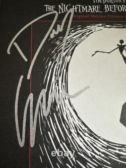 Danny Elfman Signed The Nightmare Before Christmas Vinyl Record Album Lp Jsa Coa