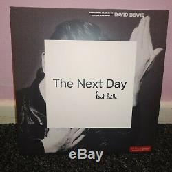 David Bowie The Next Day Red Vinyl Signed By Paul Smith Only 80 Copies RARE