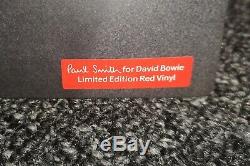 David Bowie The Next Day Red Vinyl Signed By Paul Smith Only 80 Copies RARE