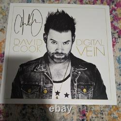 David Cook SIGNED Digital Vein Gold Vinyl Record LP Limited RARE OOP