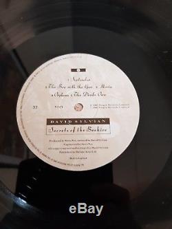 David Sylvian Signed Secrets Of The Beehive Vinyl Lp Excellent Condition 1987