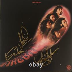 Deep Purple Signed Fireball Vinyl Record Aurographer Gillan Glover Paice Jsa Coa