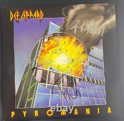 Def Leppard Pyromania RICK ALLEN/PHIL COLLEN Dual Signed Vinyl Album BAS BD59246
