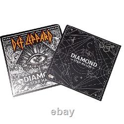 Def Leppard Signed Diamond Star Halos Vinyl Record Album Flat Beckett Autograph