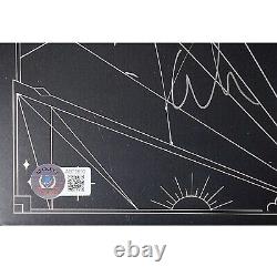 Def Leppard Signed Diamond Star Halos Vinyl Record Album Flat Beckett Autograph