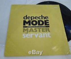 Depeche Mode 12 signed signiert Maxi Single Vinyl Master & Servant Autogramm