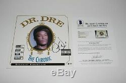 Dr. Dre Signed'the Chronic' Album Vinyl Record Lp Beckett Coa N. W. A Eminem 2001