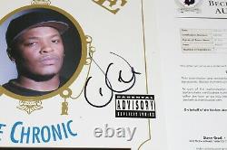 Dr. Dre Signed'the Chronic' Album Vinyl Record Lp Beckett Coa N. W. A Eminem Bas