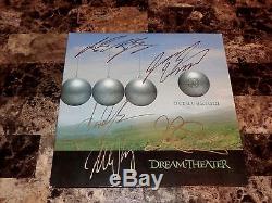 Dream Theater Rare FULL Band Signed Octavarium Vinyl LP Record Mike Portnoy COA