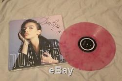 Dua Lipa Signed, Limited Edition Translucent Pink Vinyl LP