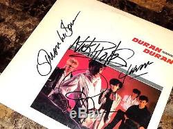 Duran Duran Rare Signed Debut Vinyl LP Simon Le Bon John Taylor Nick Rhodes 1981