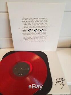 EDEN I Think You Think Too Much Of Me SIGNED RED VINYL EP (ITYTTMOM)