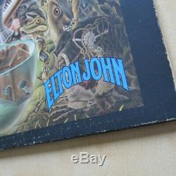 ELTON JOHN Captain Fantastic USA brown vinyl gatefold LP with letter Signed
