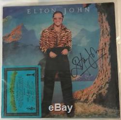 ELTON JOHN Caribou Vinyl LP with Signed Authentic Autograph with COA
