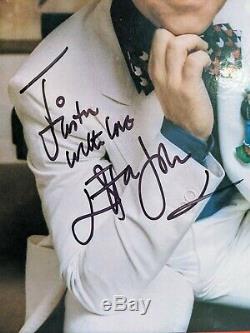 ELTON JOHN Signed Autograph LP Cover Greatest Hits Vinyl Record JSA LOA