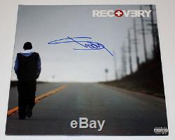 EMINEM SIGNED AUTHENTIC'RECOVERY' VINYL RECORD LP withCOA SLIM SHADY 8 MILE RAP