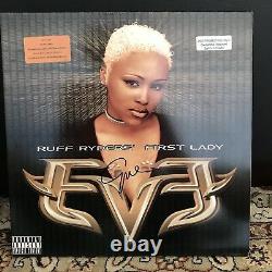 EVE autographed 2-Record LP Ruff Ryders First Lady 1999 DMX US Promo VINYL MINT