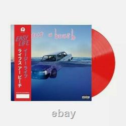 Easy Life LIFES A BEACH SIGNED LTD EDT Assai OBI strip /200 only red vinyl lp