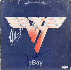 Eddie Van Halen & Alex Van Halen Signed Album Cover With Vinyl PSA/DNA #S38060