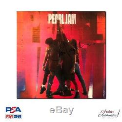 Eddie Vedder Signed Ten Pearl Jam Vinyl LP PSA/DNA COA