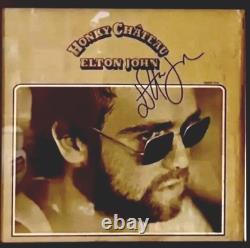 Elton John Signed Autograph Album Vinyl Record Vintage