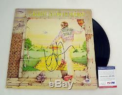 Elton John Signed Autograph Goodbye Yellow Brick Road Vinyl Record PSA/DNA COA
