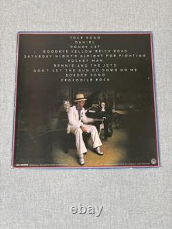 Elton John Signed Autograph Greatest Hits 1974 Vinyl LP Album-Scratches On Cover
