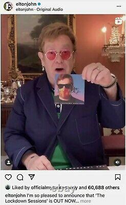 Elton John The Lockdown Sessions Vinyl & CD with SIGNED Art Card Bundle
