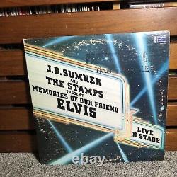 Elvis Presley J. D. Sumner Stamps Signed RARE vinyl record (1977) 2 LP