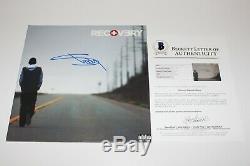 Eminem Signed'recovery' Vinyl Record Lp Beckett Coa Slim Shady 8 Mile MM Lp Bas