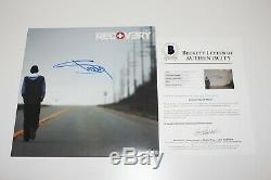 Eminem Signed'recovery' Vinyl Record Lp Beckett Coa Slim Shady 8 Mile MM Lp Bas