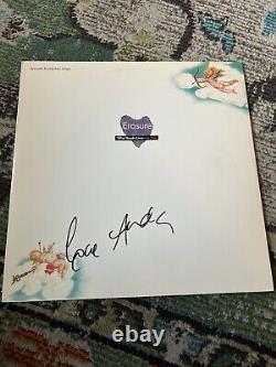 Erasure Heavenly Action SIGNED 12 vinyl Lp Depeche Mode New Order RECORD andy