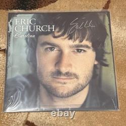 Eric Church Autographed Carolina Vinyl Record Signed Sealed Brand New