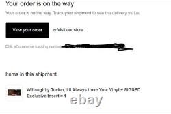 Ethel Cain Willoughby Tucker-I'll Always Love You Vinyl SIGNED Insert IN HAND