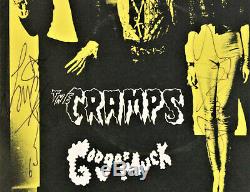 Extremely rare THE CRAMPS GooGoo Muck 7 Vinyl Record SIGNED LUX & IVY