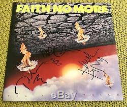 Faith No More The Real Thing Signed Australia Lp Vinyl Mike Patton Autographed